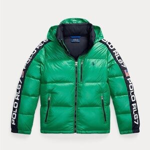 Polo Ralph Lauren Kids Logo Down Hooded Jacket